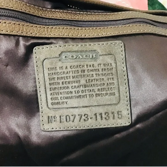 Coach Ltd Edition Multicolor Suede/Velvet Patchwork Ergo Hobo Bag - Picture 6 of 8